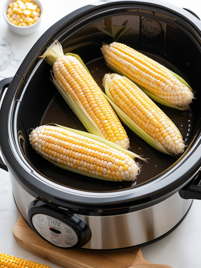 corn on the cob in a crock pot