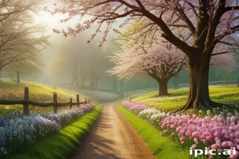 spring aesthetic desktop wallpaper