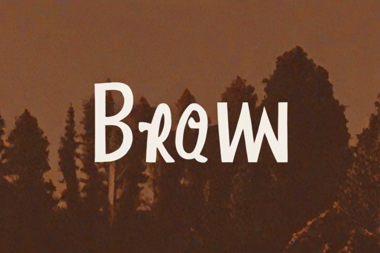 brown aesthetic banner