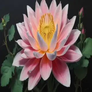 aesthetic flower painting