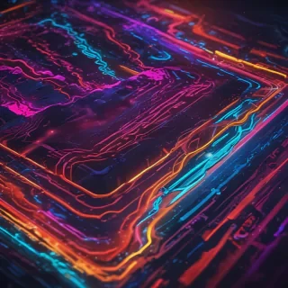 neon colorful background