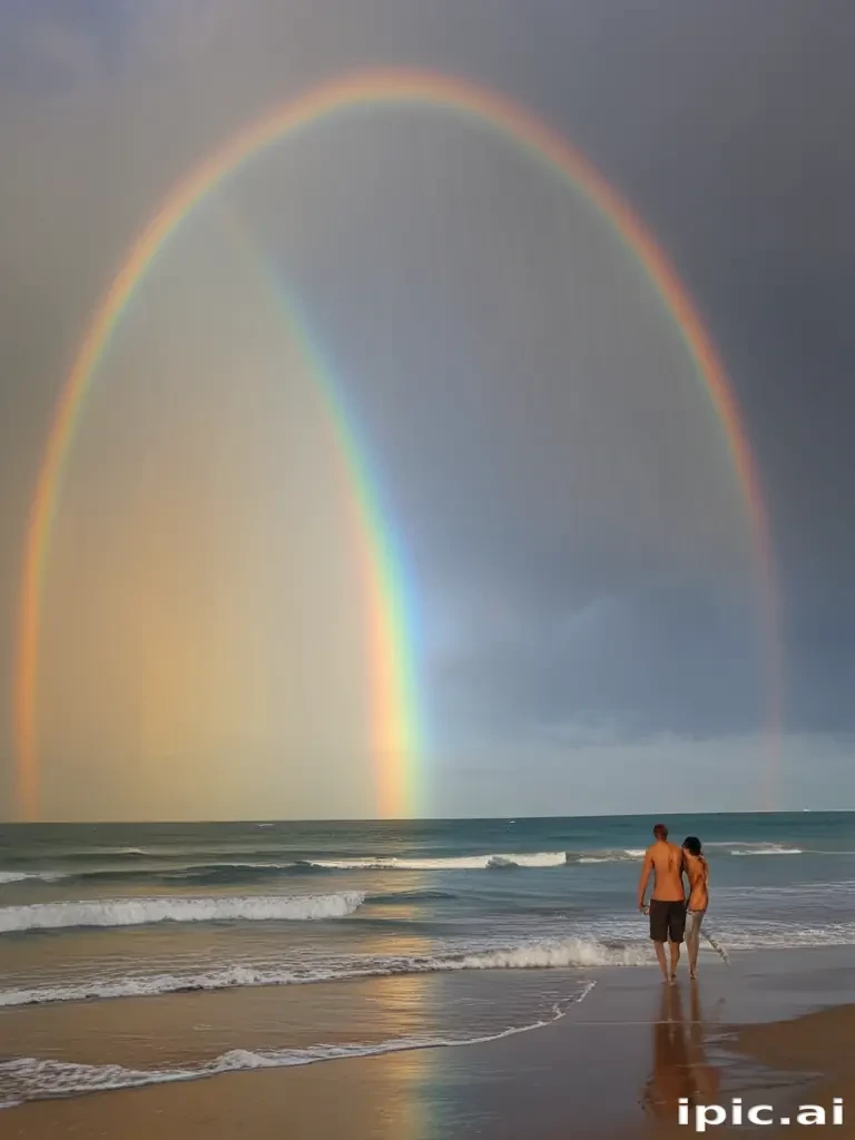 rainbow back round