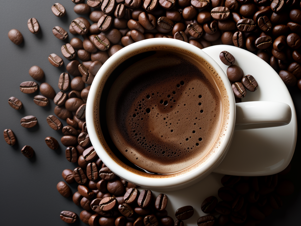 caffeine in dark roast coffee