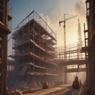 construction site background