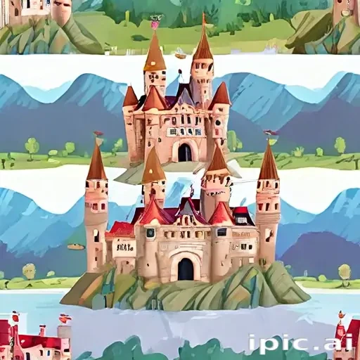 cartoon castle