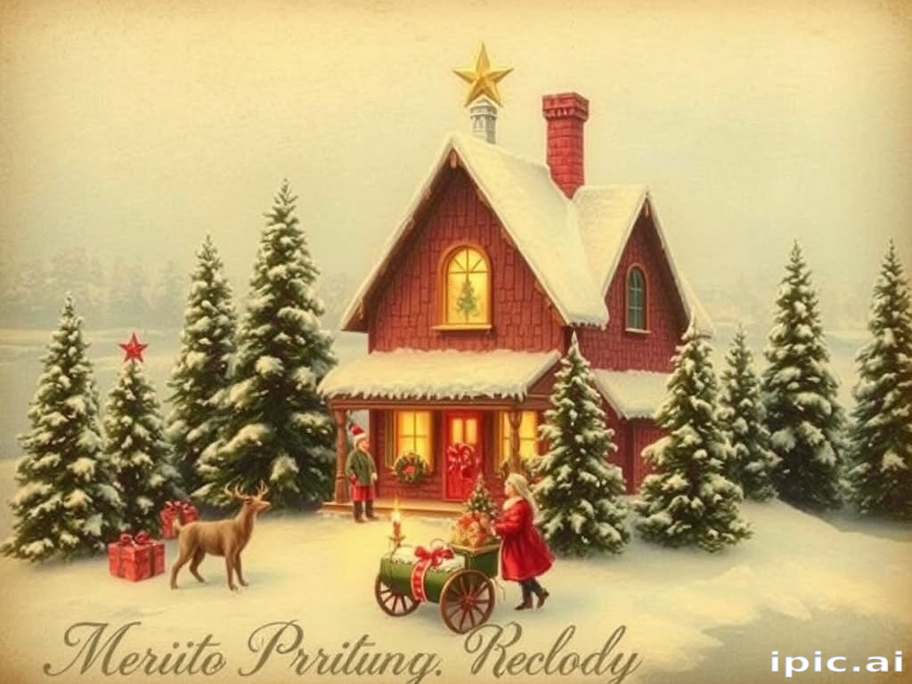 antique christmas images