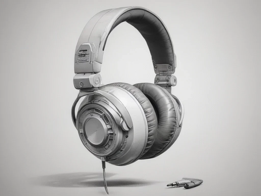 headphones drawing