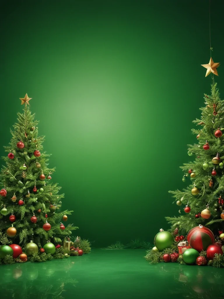green christmas background