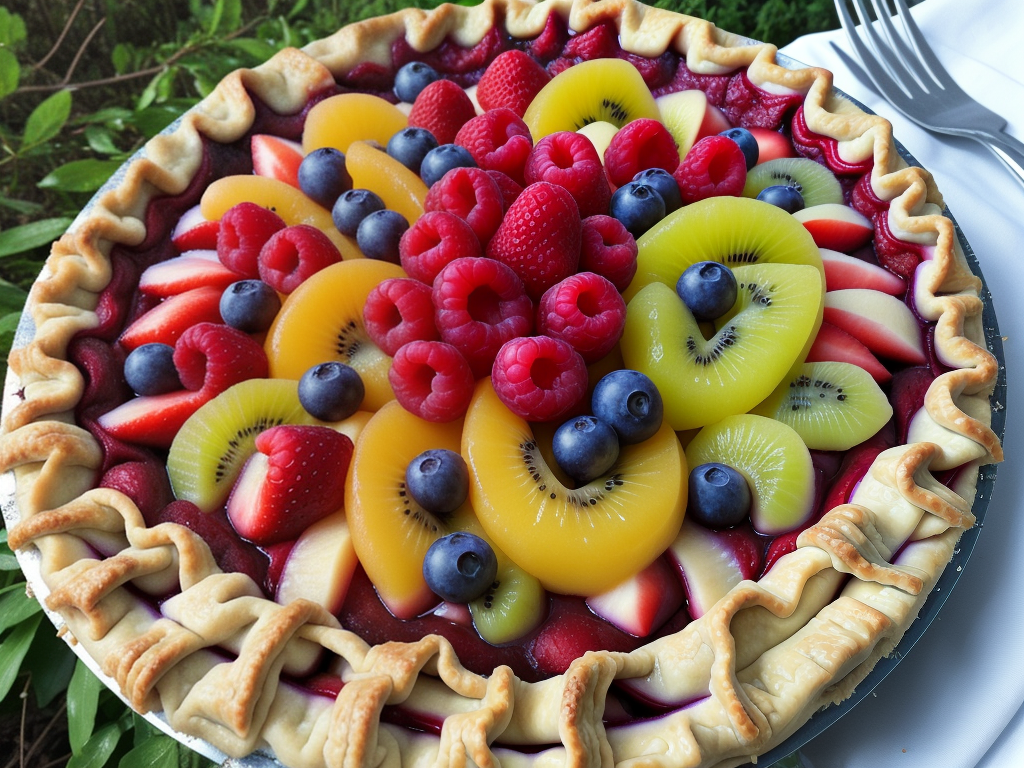 fruits of the forest pie