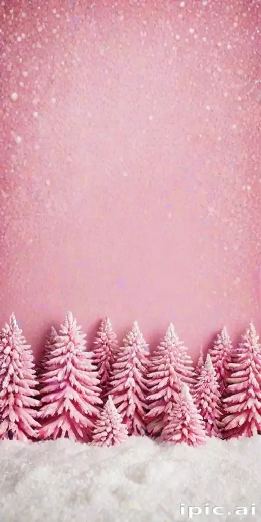 pink winter background
