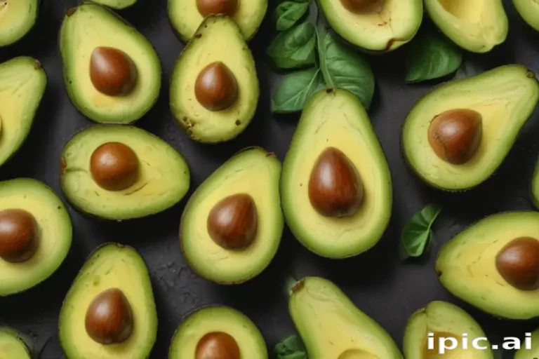 avocado drawing
