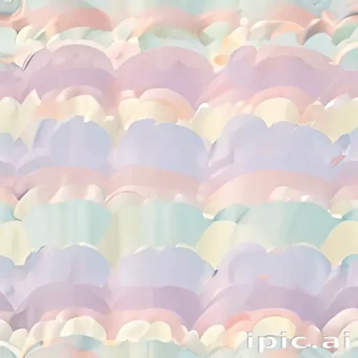 pastel coloured rainbow