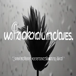 thank you in black and white