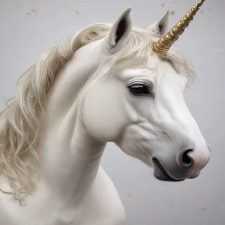 unicorn outline