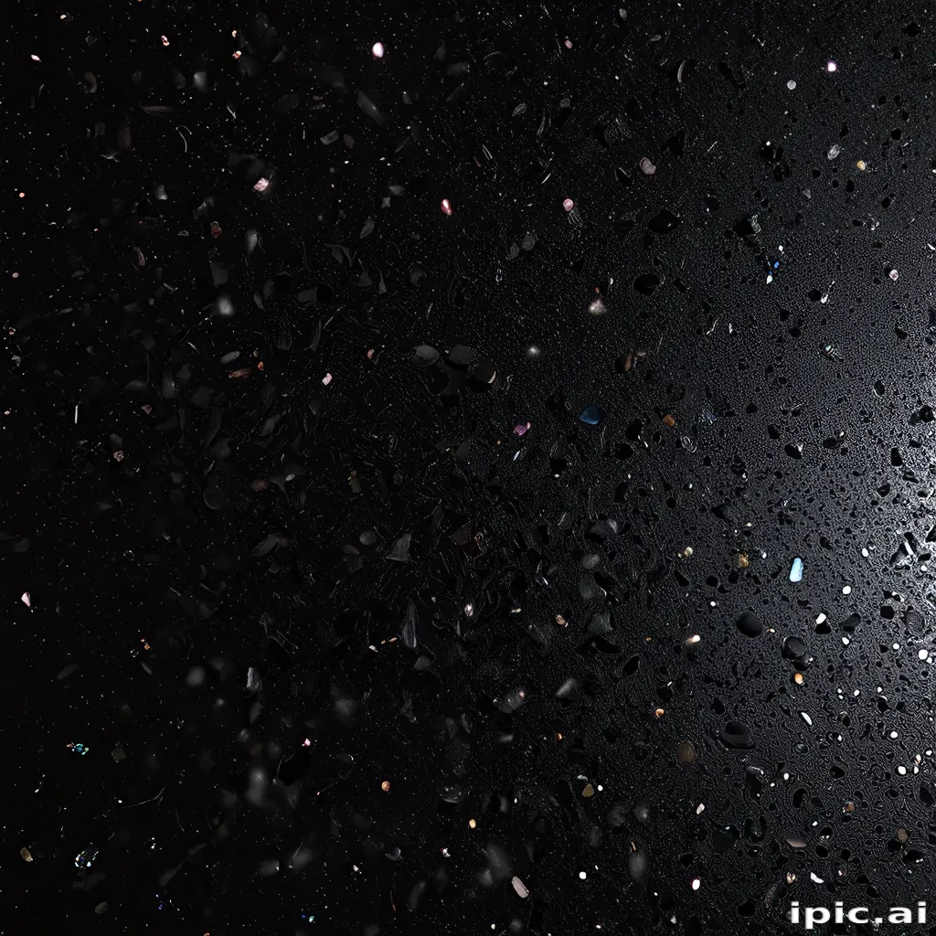 glitter on black background