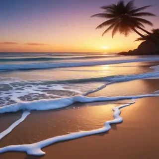 aesthetic beach background