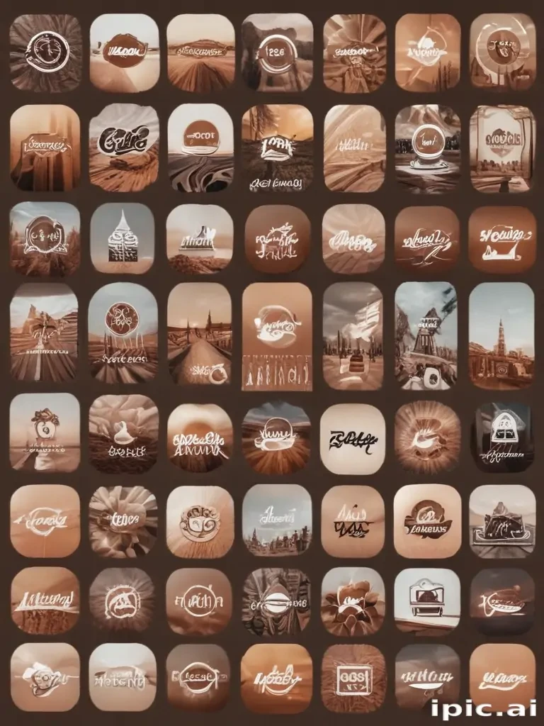 aesthetics brown instagram highlight icons