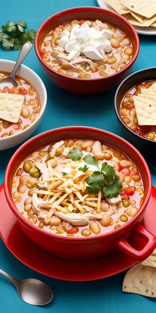 what to eat with white chicken chili