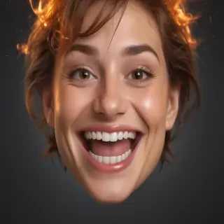 happy face transparent background