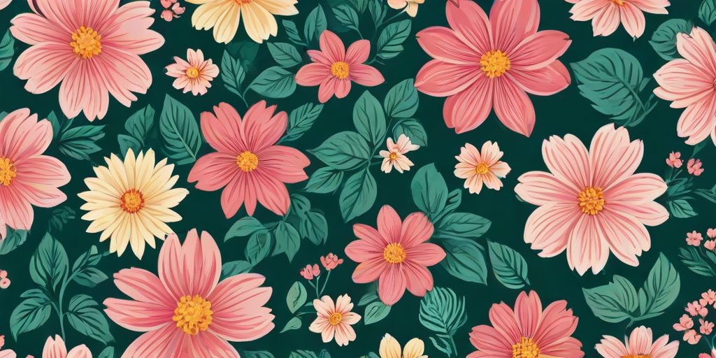 floral computer background