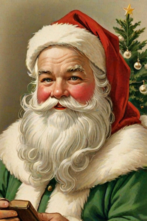vintage santa images