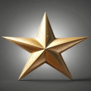 golden star png