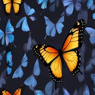 butterfly background transparent