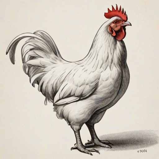 chicken drawing