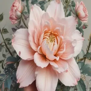 flower drawing aesthetic