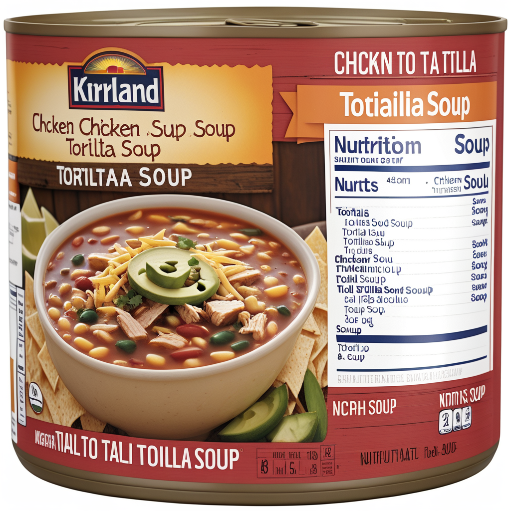 kirkland chicken tortilla soup nutrition