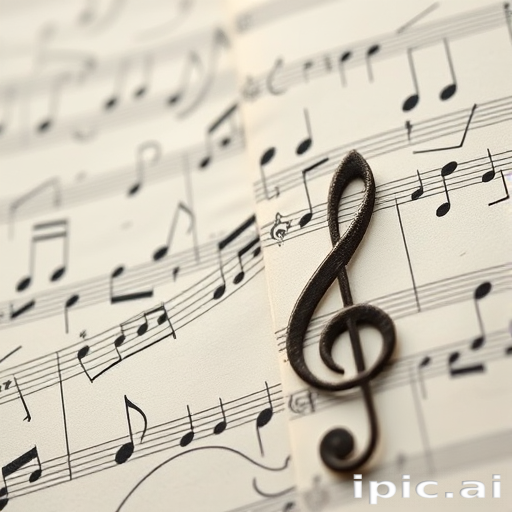 notes music background