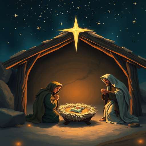 images of the manger scene