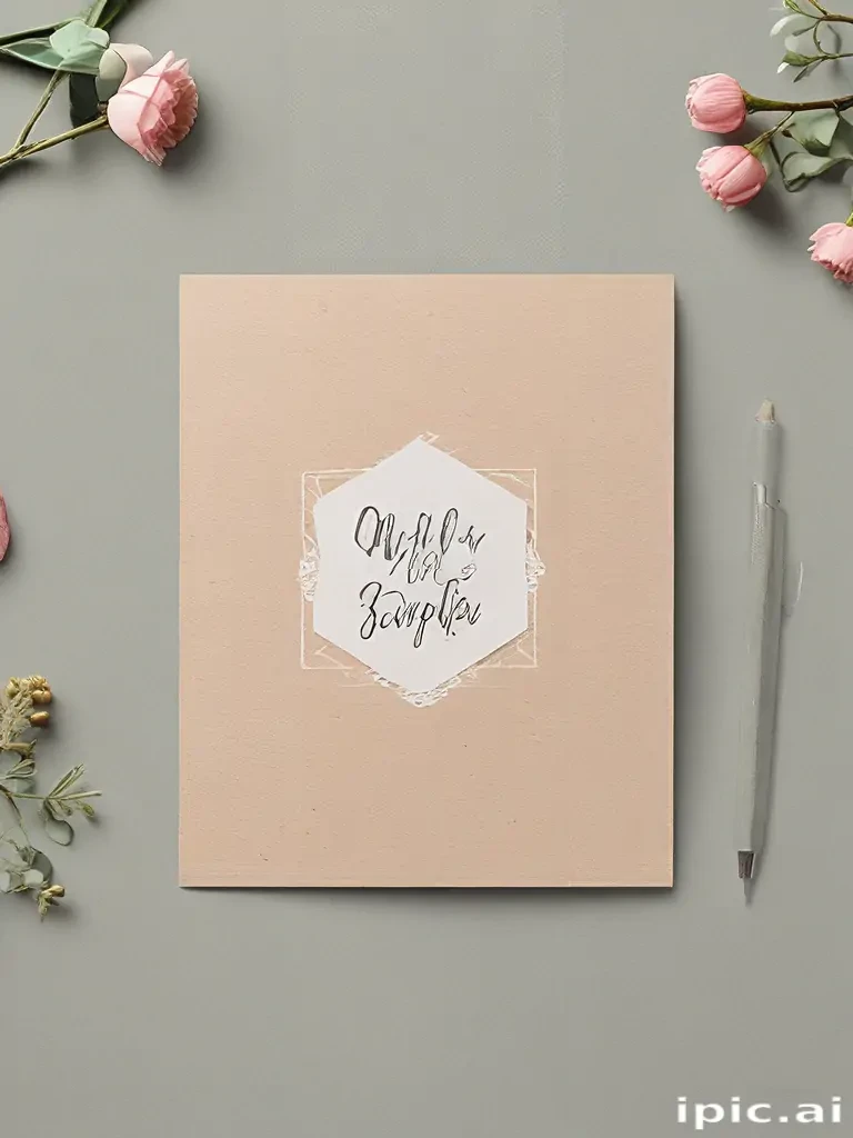 greeting card mockup
