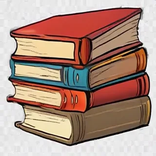 stacked books clip art