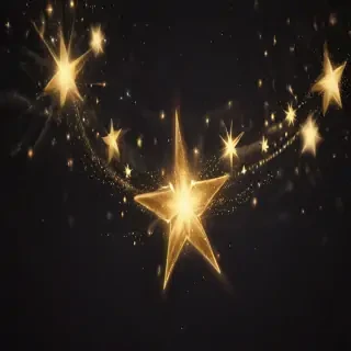 glittering stars png