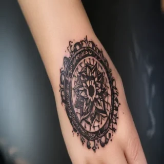 cute hand tattoos for black females