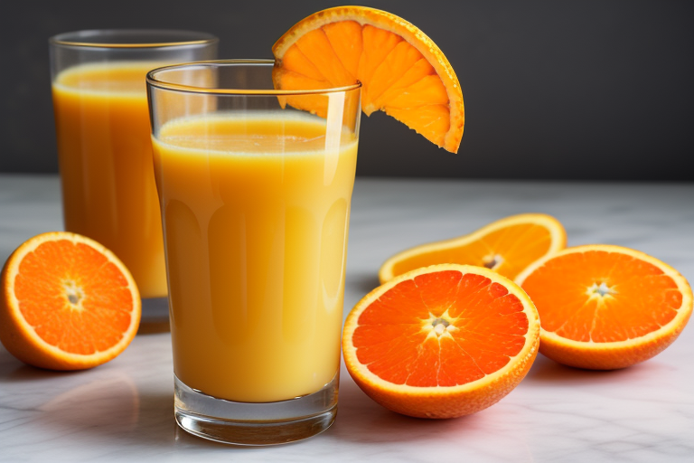 bright and early orange juice