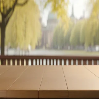 background on table