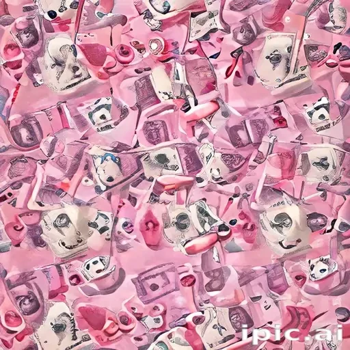 pink money background
