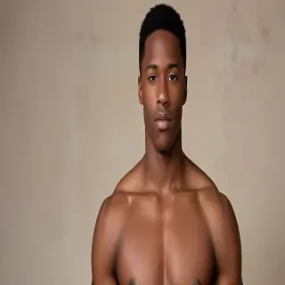 black male shirtless