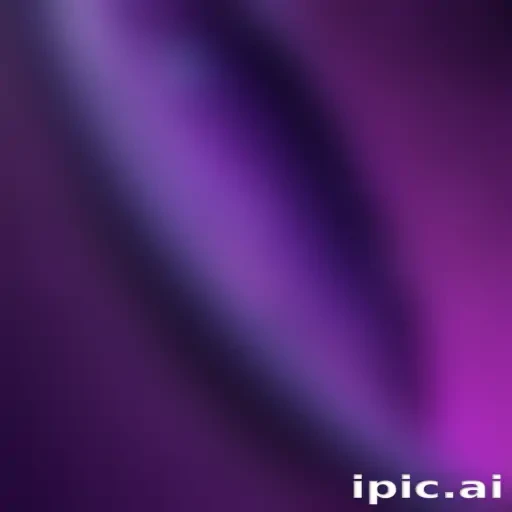 Abstract Digital Art Featuring a Deep Purple Gradient with Soft Curves