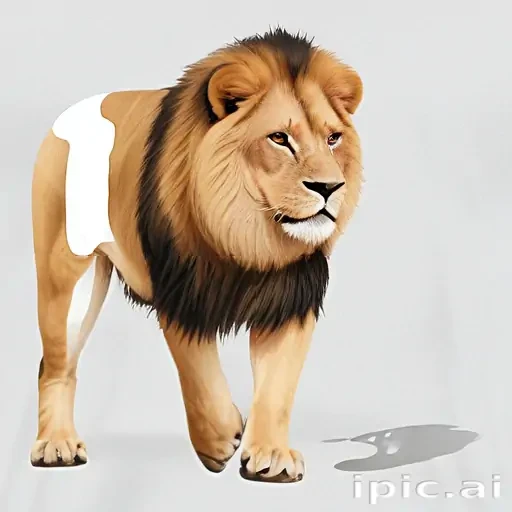 transparent lion