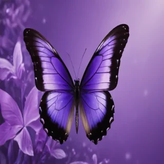 butterfly purple background