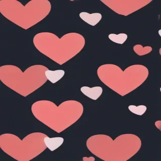 aesthetic hearts wallpaper