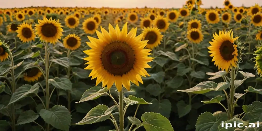 aesthetic sunflower background