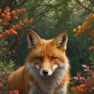 background fox