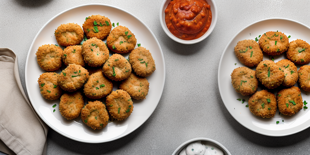 homemade chicken nuggets with ground chicken