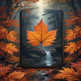 iphone fall wallpaper