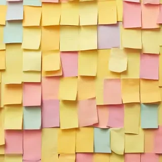 sticky note background