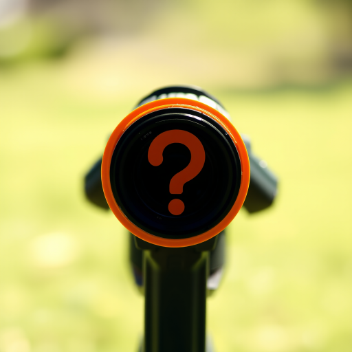 Create an image of an orange circular symbol with a question mark in the center, using a DSLR camera with a 50mm lens, f/2.8 aperture, ISO 100, 1/200s shutter speed, taken from a straight-on view, in bright natural light to enhance color vibrancy and detail.